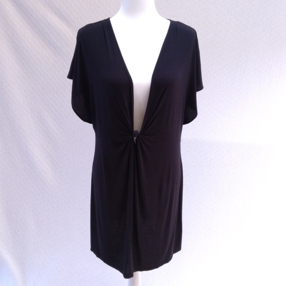 Victoria's Secret Other - Victoria's Secret Black Knotted Front Cover Up